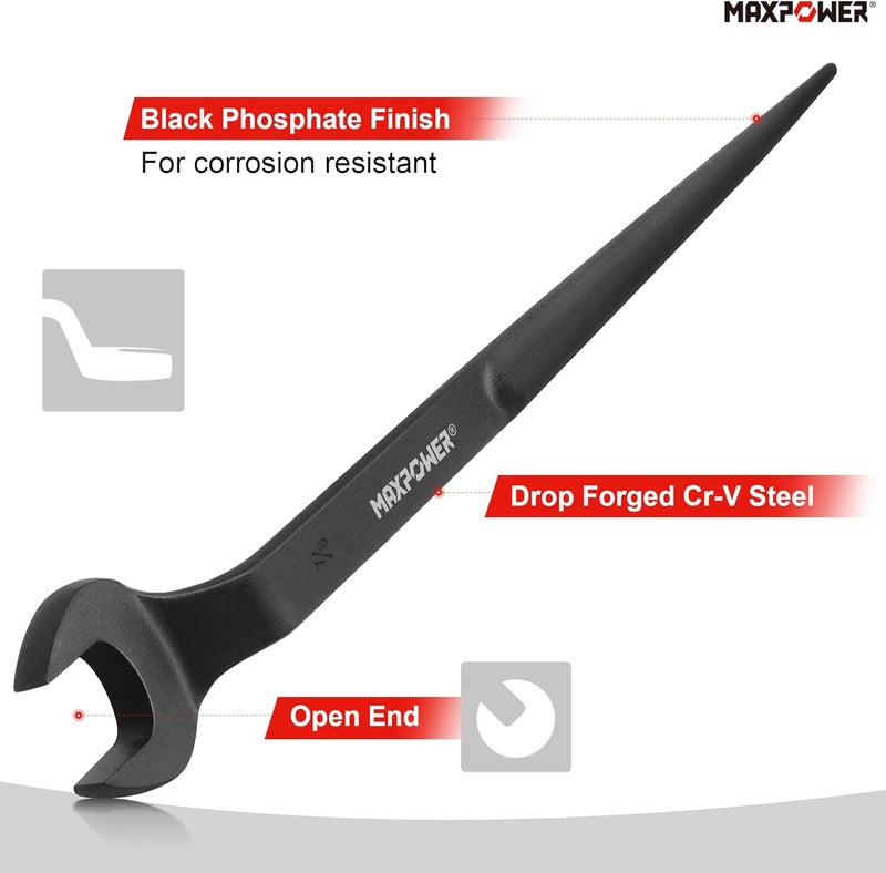 Max Power Spud Wrench, 7/8 inch Nominal Opening - Image 4